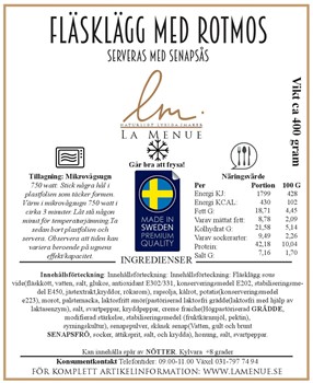 Fläsklägg Med Rotmos